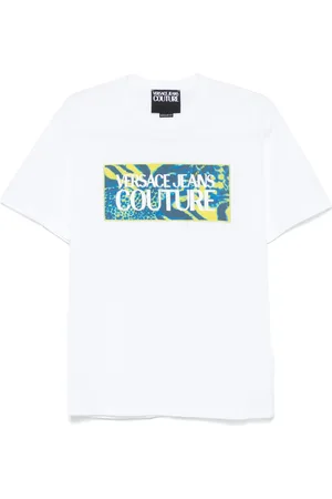 VERSACE T-Shirt mit Logo-Patch