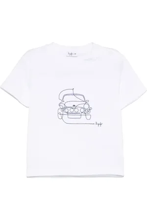 Il gufo Besticktes T-Shirt