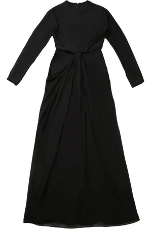 The Row Draped-detail maxi dress