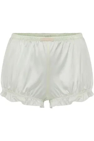 Elisabetta Franchi Shorts aus Satin mit Schleife