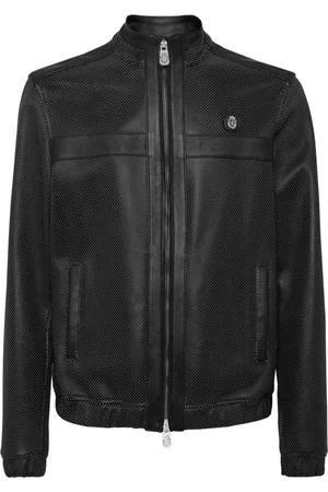 BILLIONAIRE Klassische Lederjacke