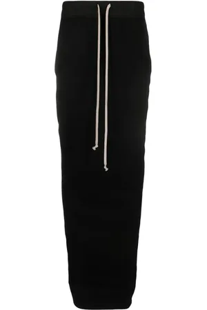 Rick Owens Maxirock mit Kordelzug