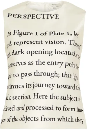 J.W.Anderson Trägershirt mit Text-Print