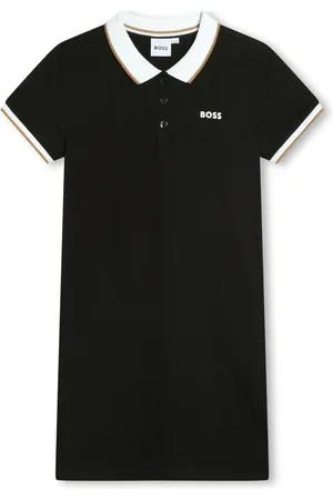 HUGO BOSS Polo-Minikleid mit Logo-Print