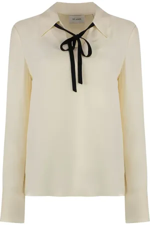 ST. JOHN Langärmelige Bluse