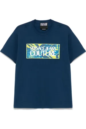 VERSACE T-Shirt mit Logo-Patch