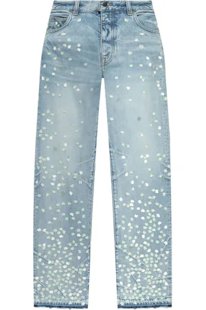 AMIRI Gerade Jeans mit Punkten