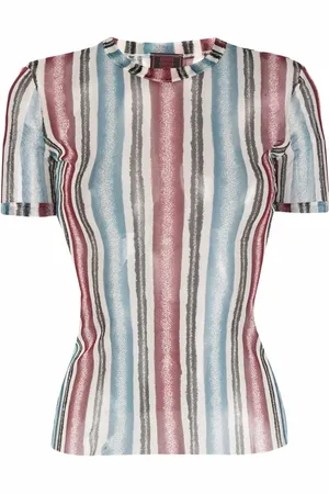 Jean Paul Gaultier 1990 Gestreiftes Oberteil