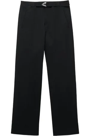 Alexander McQueen Hose mit Gürtel