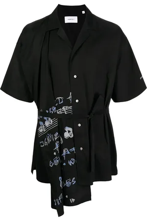 Ports V Hemd mit grafischem Print