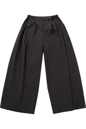 AMOMENTO Pleat-detail trousers
