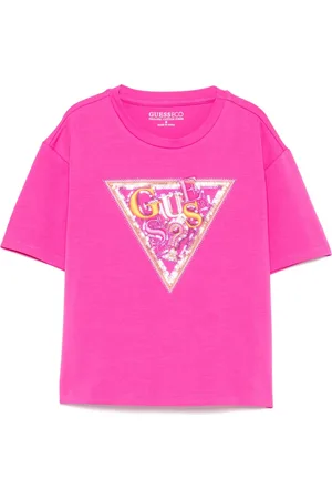 Guess T-Shirt mit Logo-Stickerei