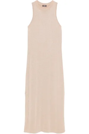 PESERICO SIGN Geripptes Maxikleid