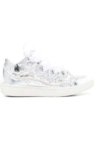 Lanvin Curb Sneakers mit Knitteroptik