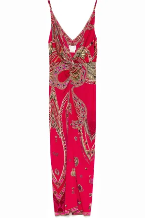 Camilla Kissed by a Cobra Kleid mit Riemen