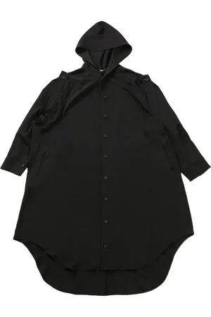YOHJI YAMAMOTO Hooded midi dress