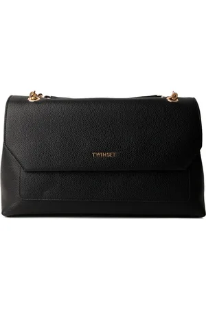 Twin-Set Schultertasche mit Logo-Stempel