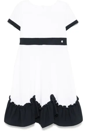 PATACHOU Kleid mit Kontrastbesatz