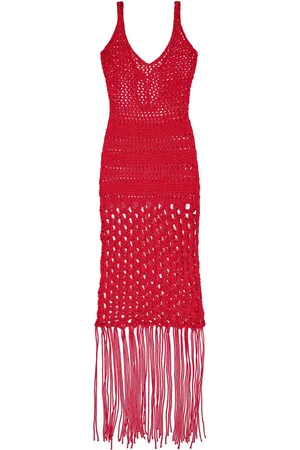 LANEUS Gehäkeltes Kleid
