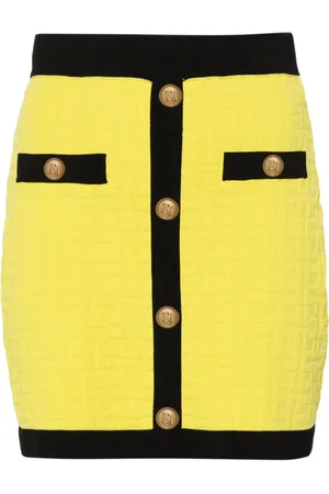 Elisabetta Franchi Minirock mit Logo-Prägung