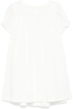 PATACHOU Kleid mit Pointelle-Besatz