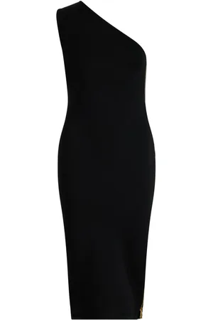 Patou Schmales One-Shoulder-Midikleid