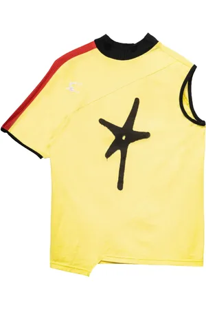 Spencer Badu T-Shirt mit asymmetrischer Grafik
