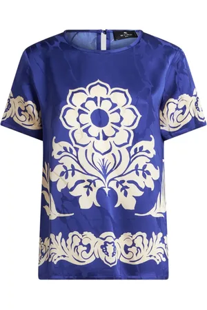 Etro Bluse mit Blumen-Print