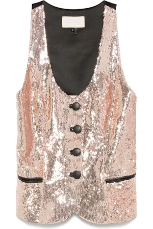 MITILIANE COUTURE Weste mit Pailletten