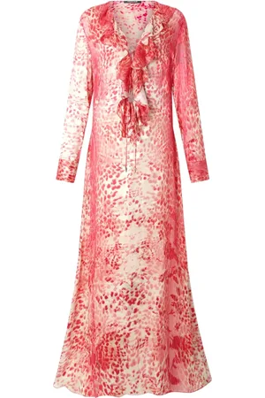 Roberto Cavalli Midikleid mit Jaguar-Print