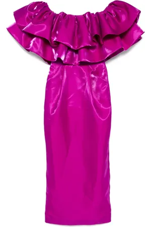 MITILIANE COUTURE Maxikleid mit Rüschen