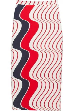 Msgm Bleistiftrock mit Print