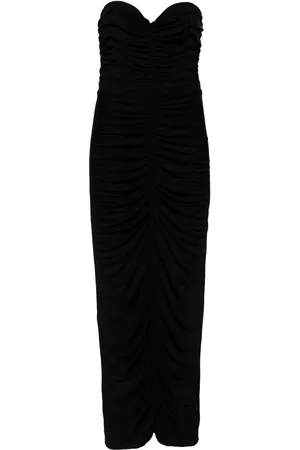 Costarellos Schulterfreies Aveline Midikleid