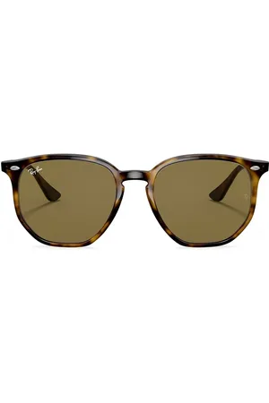 Ray-Ban Runde Sonnenbrille in Schildpattoptik
