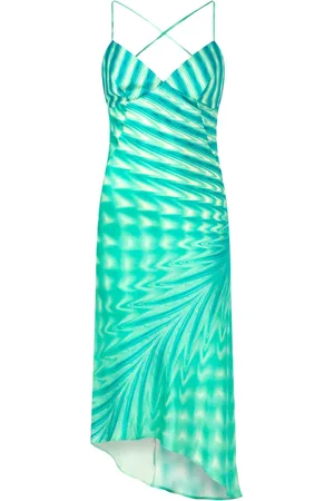 Roberto Cavalli Midikleid aus Seide