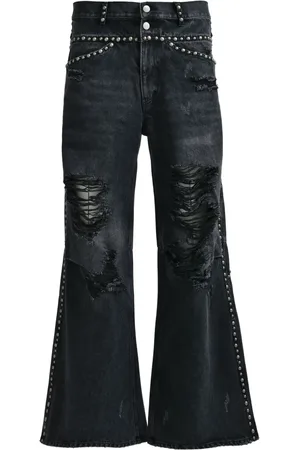 Breathe Bootcut-Jeans im Distressed-Look