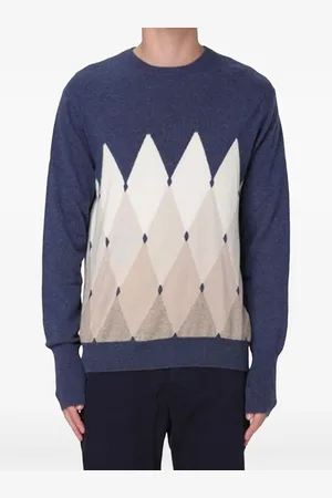 BALLANTYNE Pullover mit Rautenmuster