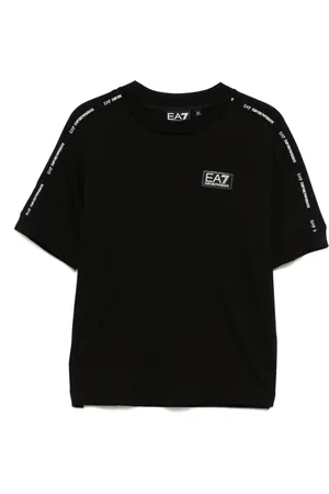 EA7 T-Shirt mit Logo-Patch