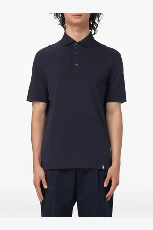 DRUMOHR Poloshirt aus leichtem Jersey