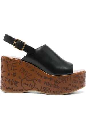 Chloé Maxime Wedge-Sandalen 80mm