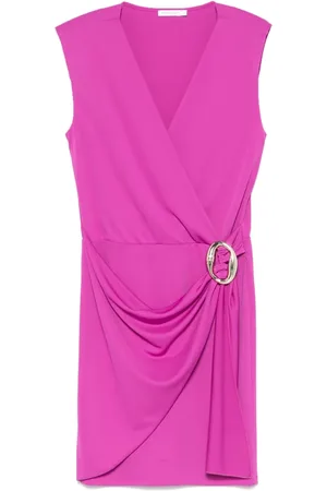 Patrizia Pepe Gewickeltes Kleid mit Beschlägen