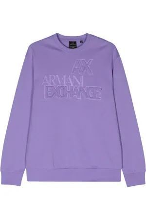 Armani Exchange Sweatshirt mit Logo-Prägung