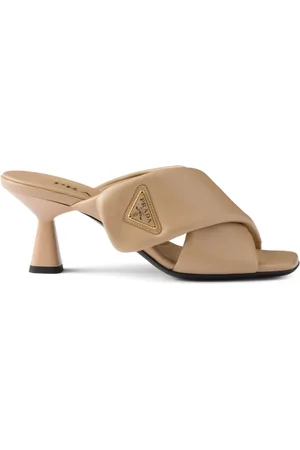 Prada Wattierte Mules 65mm