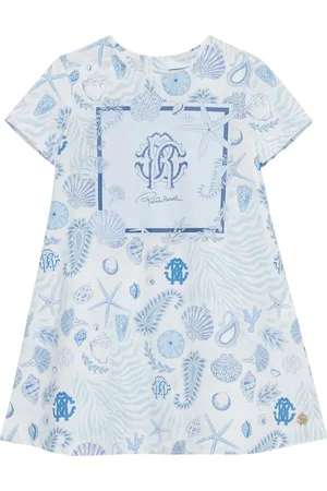 Roberto Cavalli Kleid mit Logo-Print
