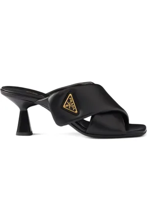 Prada Wattierte Mules 65mm