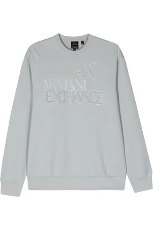 Armani Exchange Sweatshirt mit Logo-Applikation