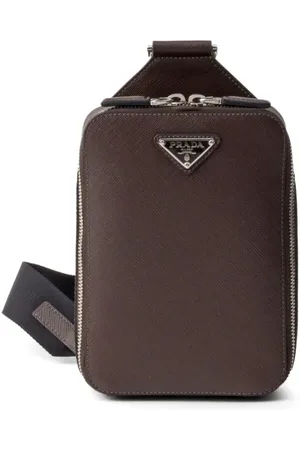 Prada Brique Tasche aus Saffiano-Leder