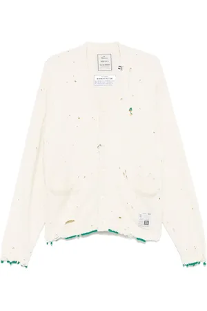 Maison Mihara Yasuhiro Cardigan im Distressed-Look