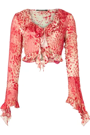 Roberto Cavalli Bluse mit Jaguar-Print