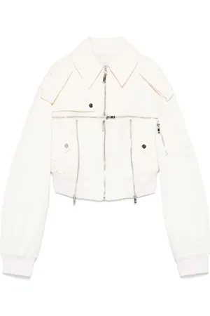 Rokh Bomberjacke mit Reißverschlussdetail